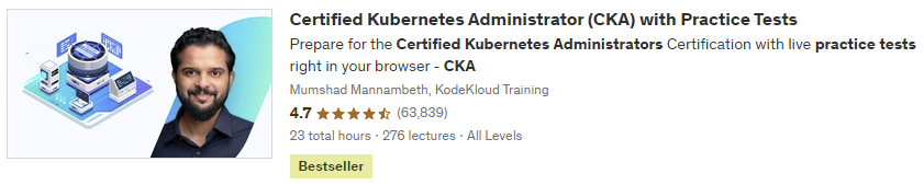 CKA Udemy Course